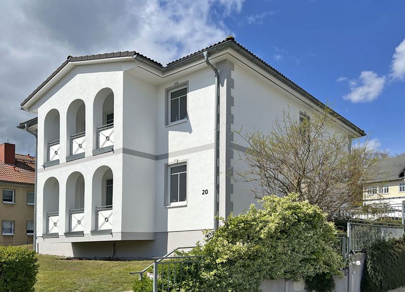 Strandnahes Zuhause mit Balkon